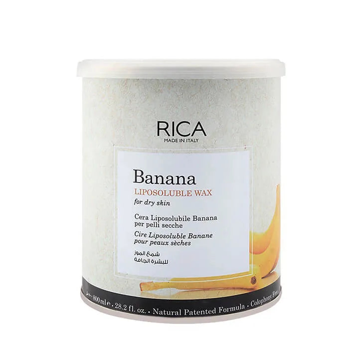 Rica Banana Dry Skin Liposoluble Wax Rica