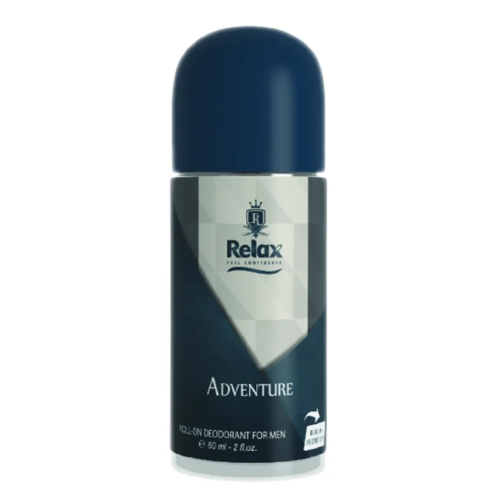 Relax Adventure Deodorant roll on for Men - 60ml Relax