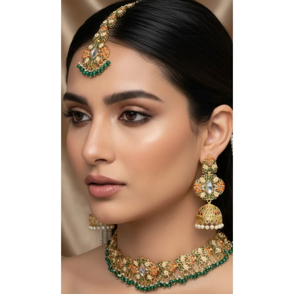9 Ratan Choker Necklace Set Cosmia
