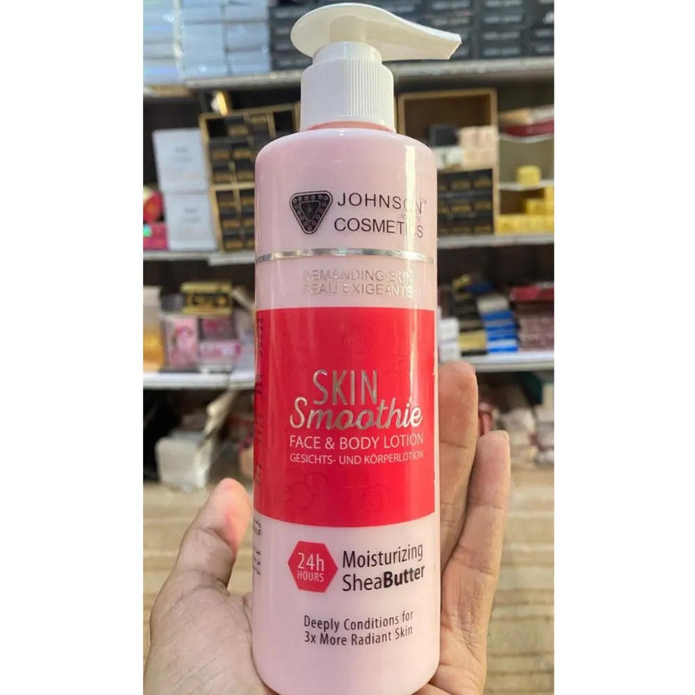 Johnson Cosmetics Skin Smoothie Shea Butter Face And Body Lotion Johnson White Cosmetics