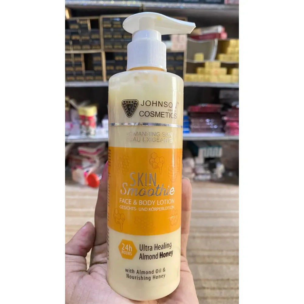 Johnson Cosmetics Skin Smoothie Almond Honey Face And Body Lotion Johnson White Cosmetics