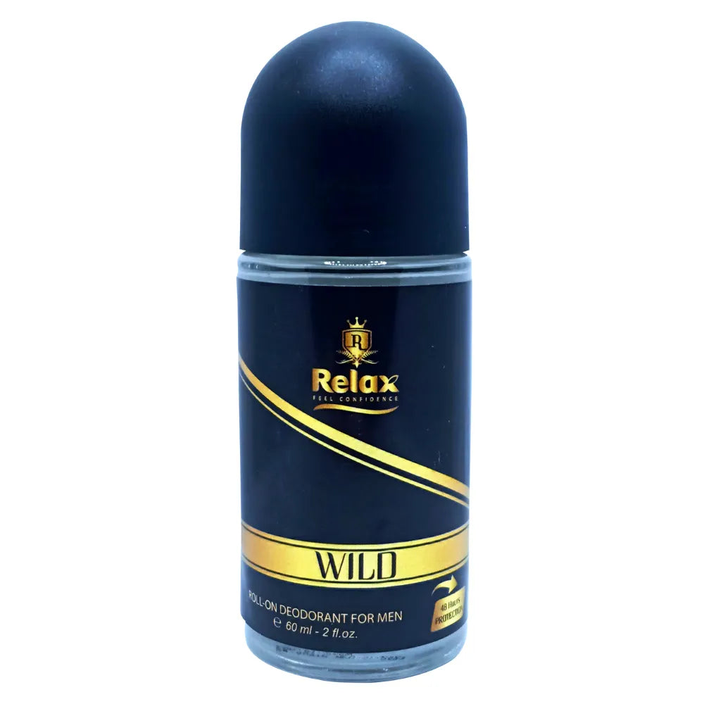 Relax Wild Deodorant roll on for Men - 60ml Relax