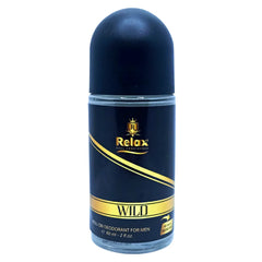 Relax Wild Deodorant roll on for Men - 60ml Relax
