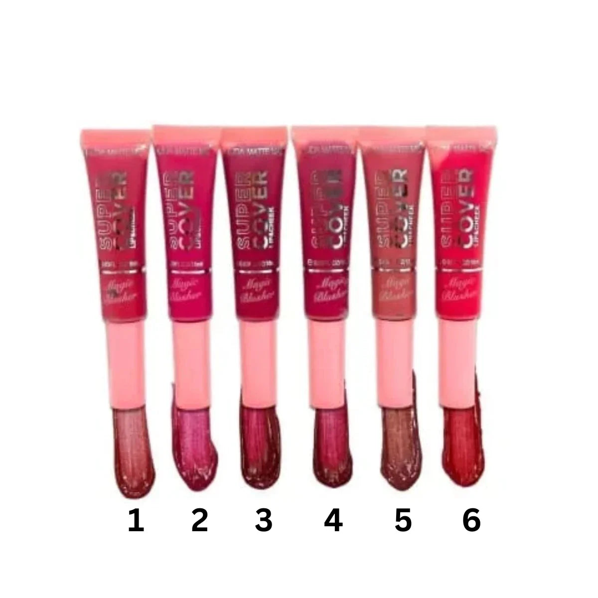 Huda Matte Liquid Lip & Cheek – 6 Pcs Multi-Use Beauty Set Huda Matte Me