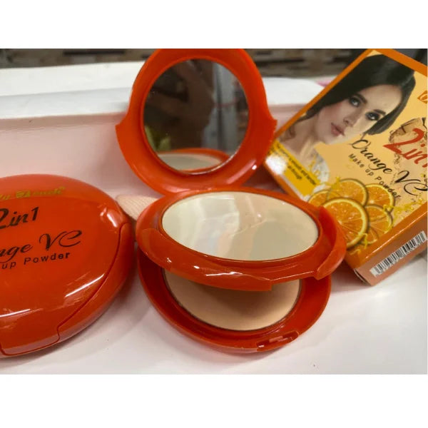 Only Touch Orange Ve 2 in 1 Makeup Powder Only Touch