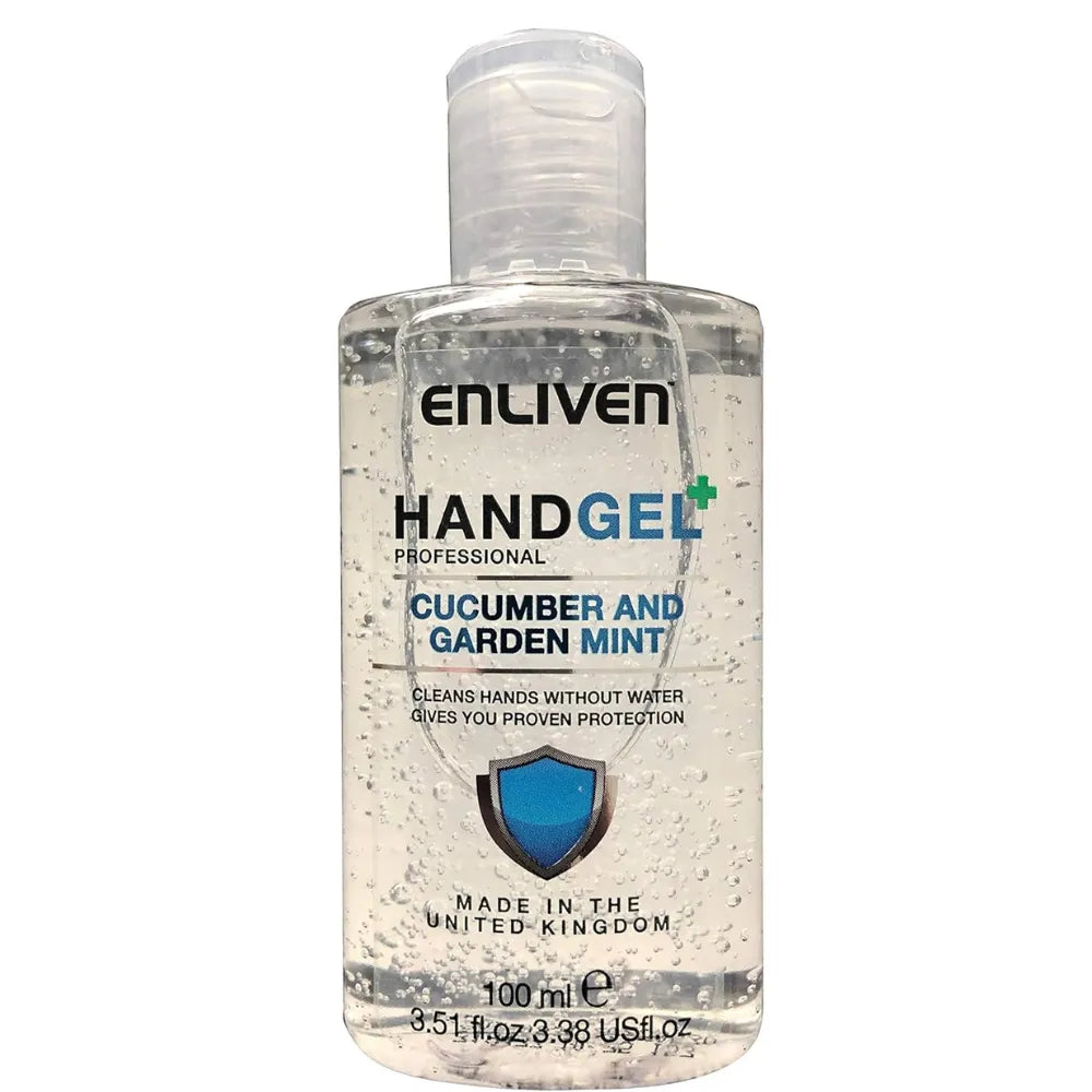 Enliven Hand Sanitizer Cucumber and Garden Mint - 100ml Enliven