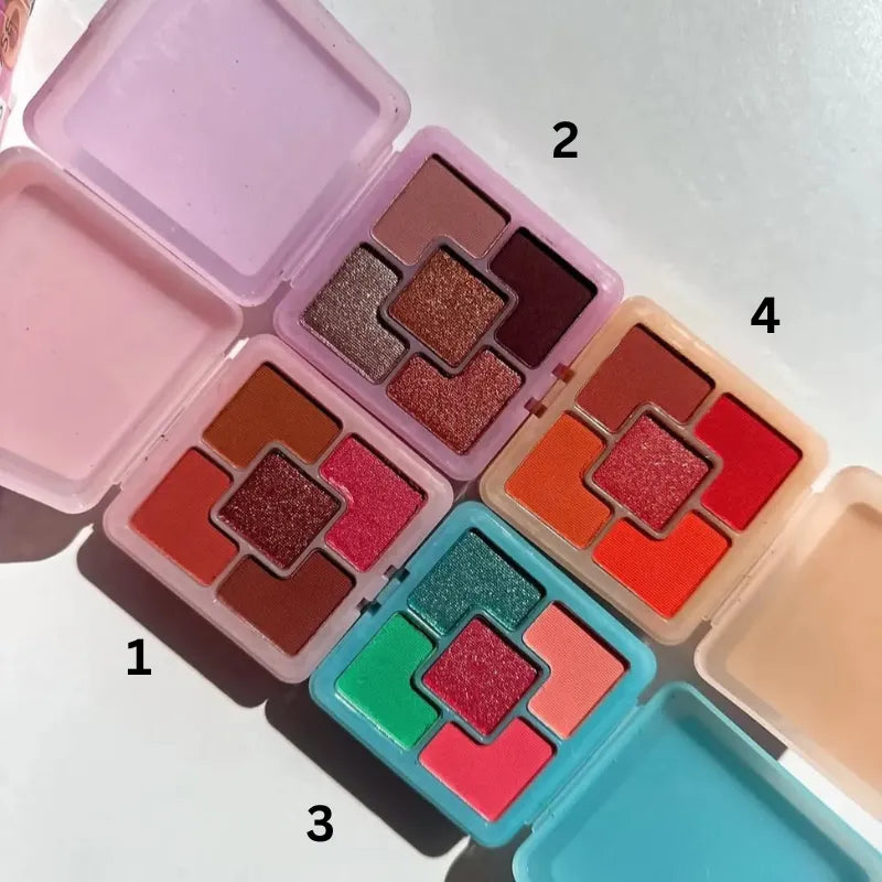Mocallure 2 in 1 Mini Eyeshadow & Blush Palette Mocallure