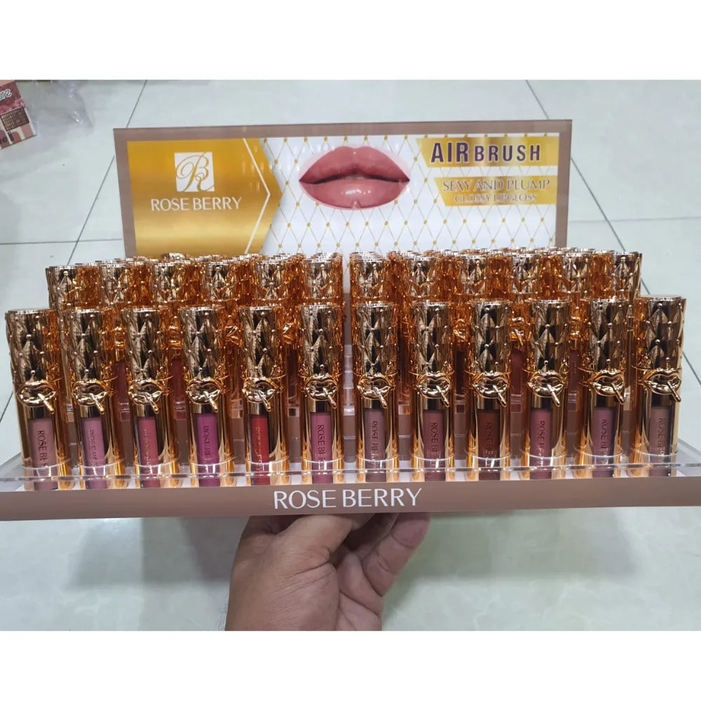 Rose Berry Sexy And Plump Lip Gloss Rose berry