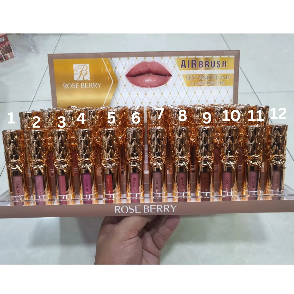 Rose Berry Sexy And Plump Lip Gloss Rose berry