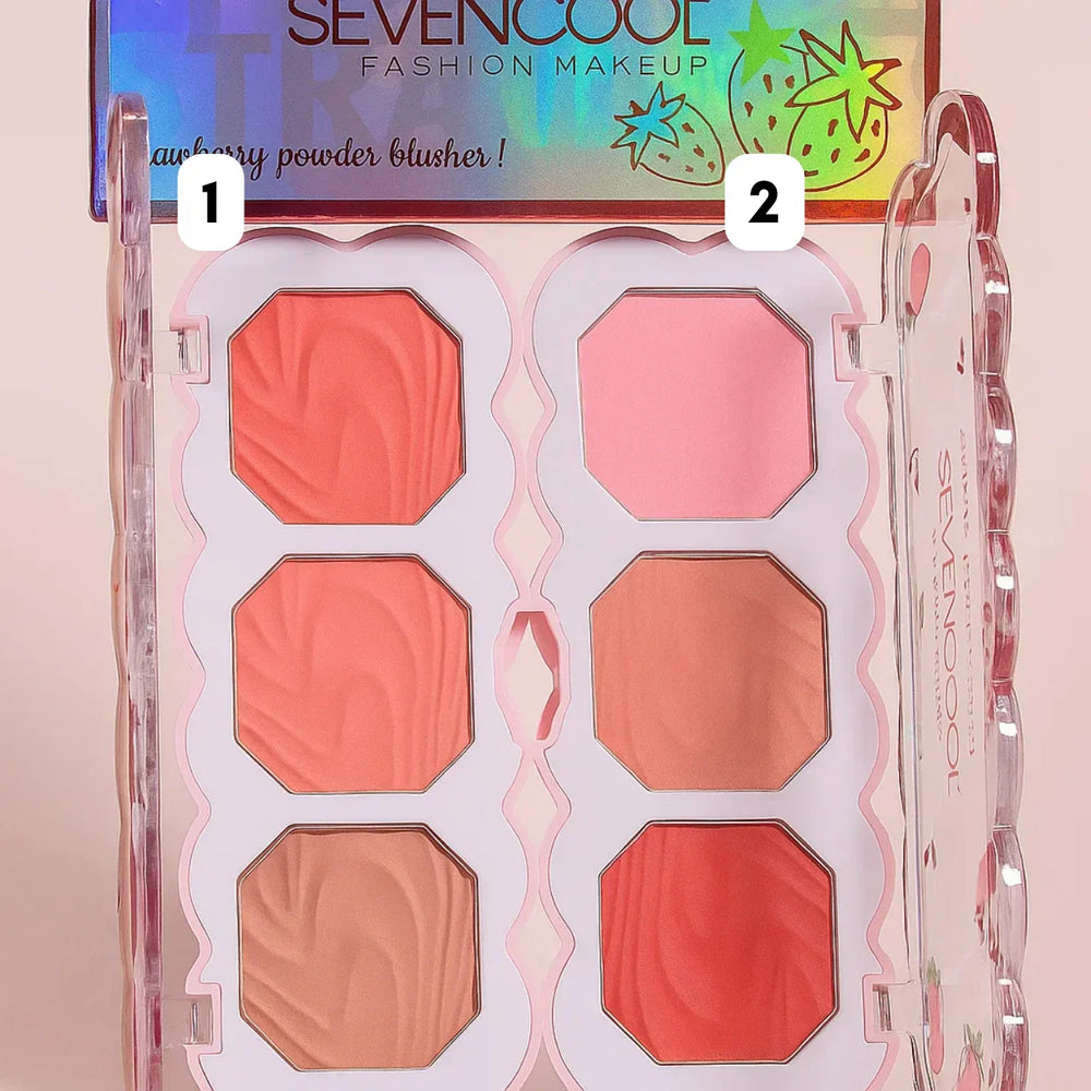 Seven Cool Strawberry Powder Blush Seven Cool