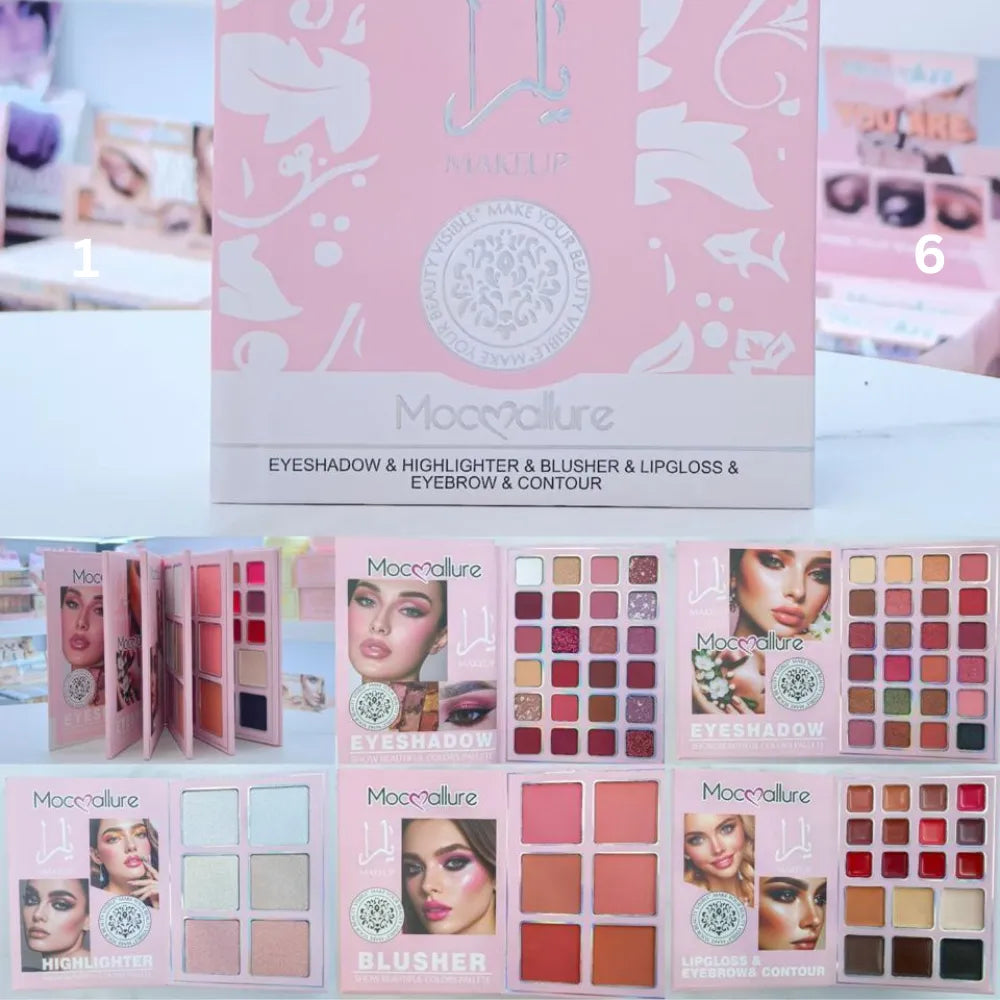 Mocallure Yara 5 In 1 Makeup Book Palette Mocallure