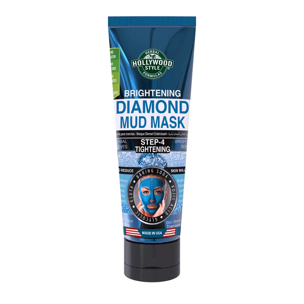 Hollywood Style Brightening Diamond Mud Mask – 100ml Hollywood Style