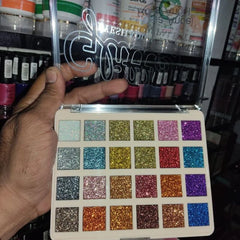 24 Color Glitter Eyeshadow Palette Cosmia.pk