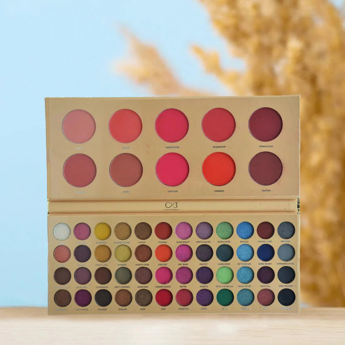 48 Colors Cvb Eyeshade + Highlighter+ Blusher CVB