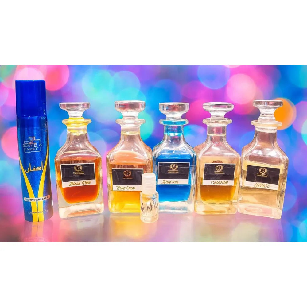 Original long lasting imported Non alcoholic attar - 75ml - Pack of 5 Cosmia