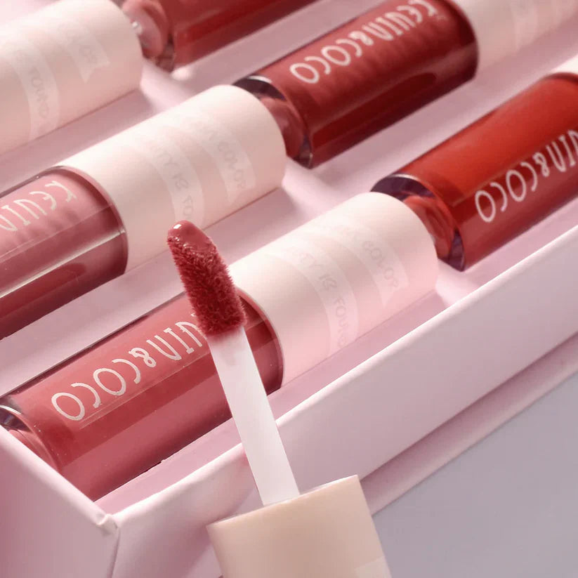 Kevin & Coco - Colors Make Me Make Me Happy - 12 Colors Matte Lip Gloss Set Kevin & Coco