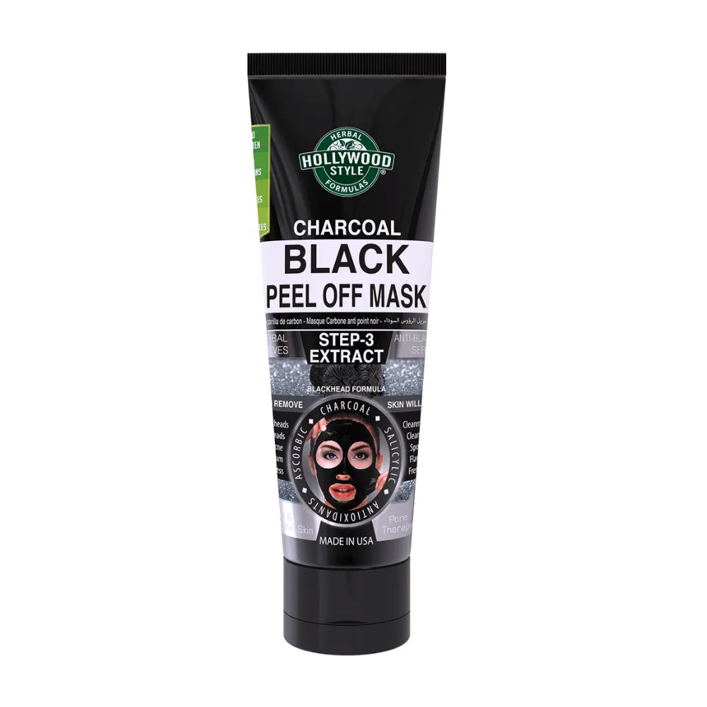 Hollywood Style Charcoal Black Peel Off Mask – 100ml Hollywood Style
