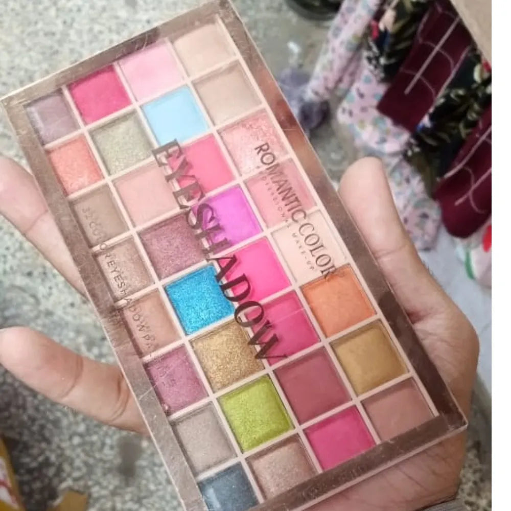 Romantic Color 32-Color Eyeshadow Palette Romantic Color
