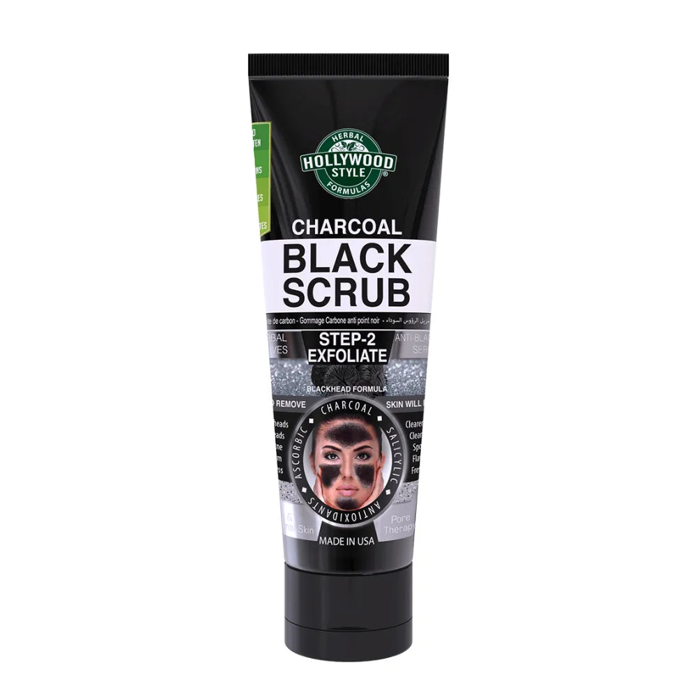 Hollywood Style Charcoal Black Scrub – 100ml Hollywood Style