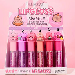 Hudamoji Sparkle Coloured Tint Lipgloss Huda Moji