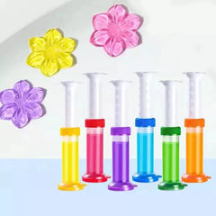 Toilet Freshener Cleaner Gel Flower Stamp Cosmia.pk