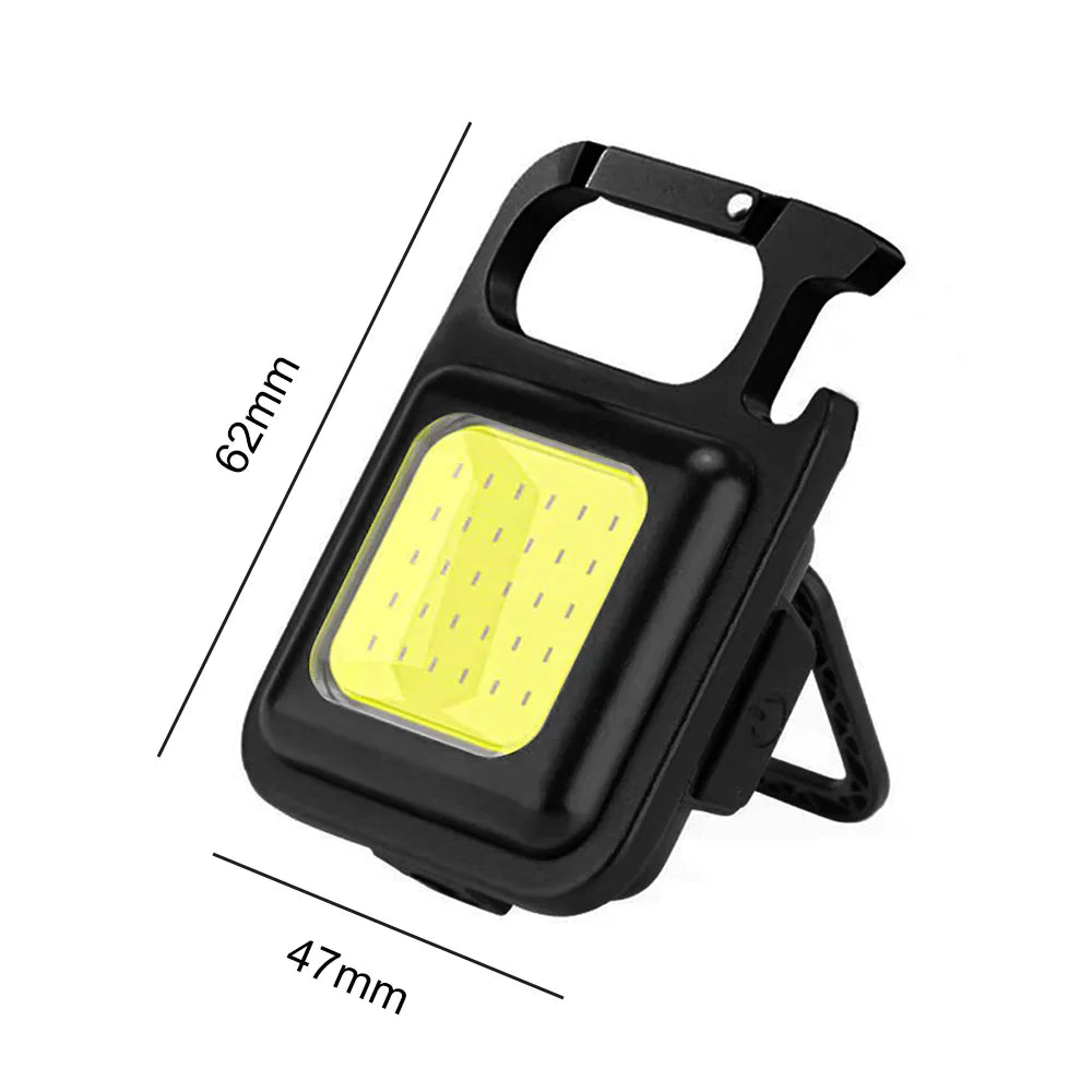 Mini Keychain Flashlights - 4 Light Modes Rechargeable Keychain Light Cosmia.pk
