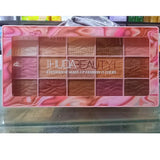 Huda Beauty 15‑Color Eyeshadow Palette – Vibrant Matte & Shimmer Makeup Palette