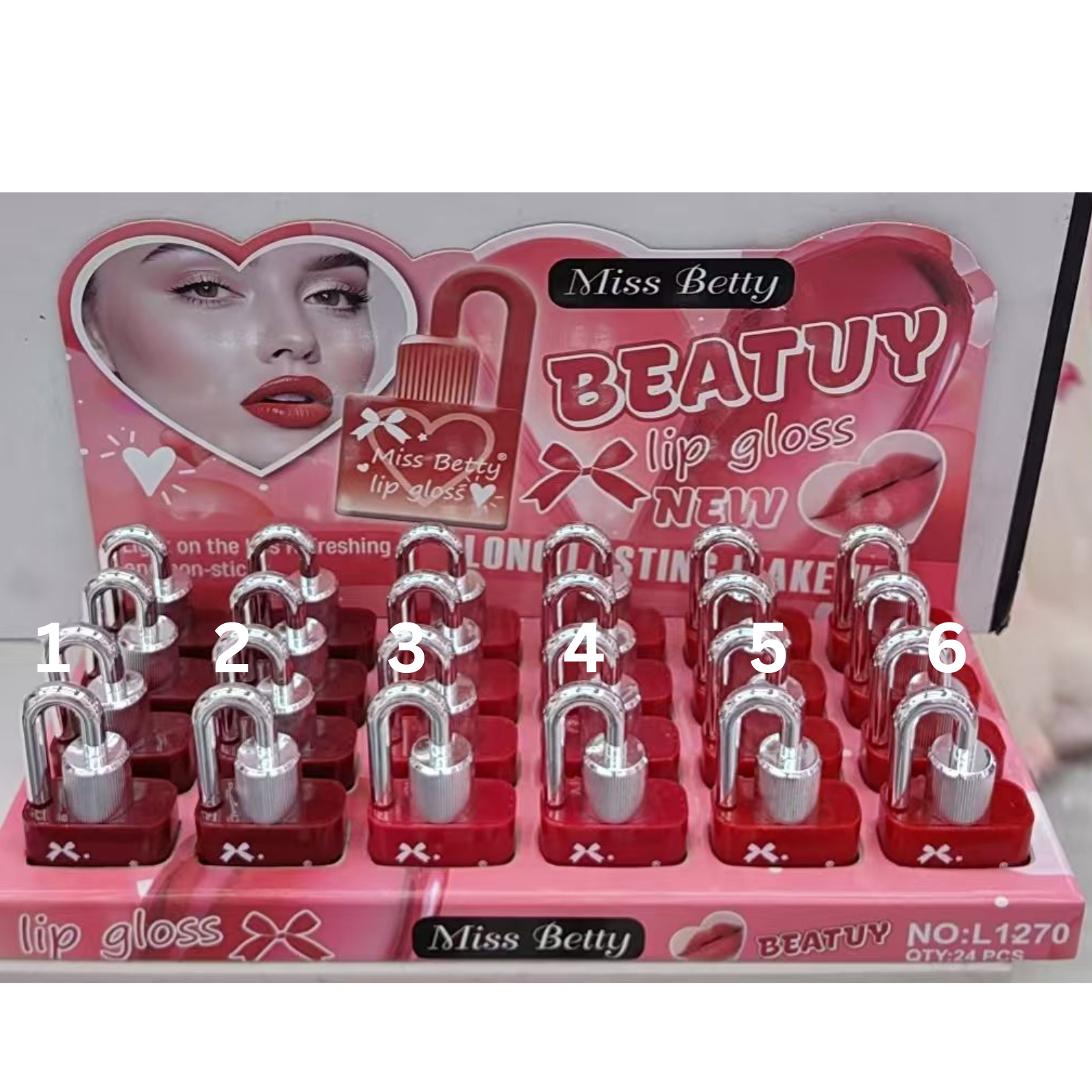 Miss Betty Shiny Lipgloss Miss Betty