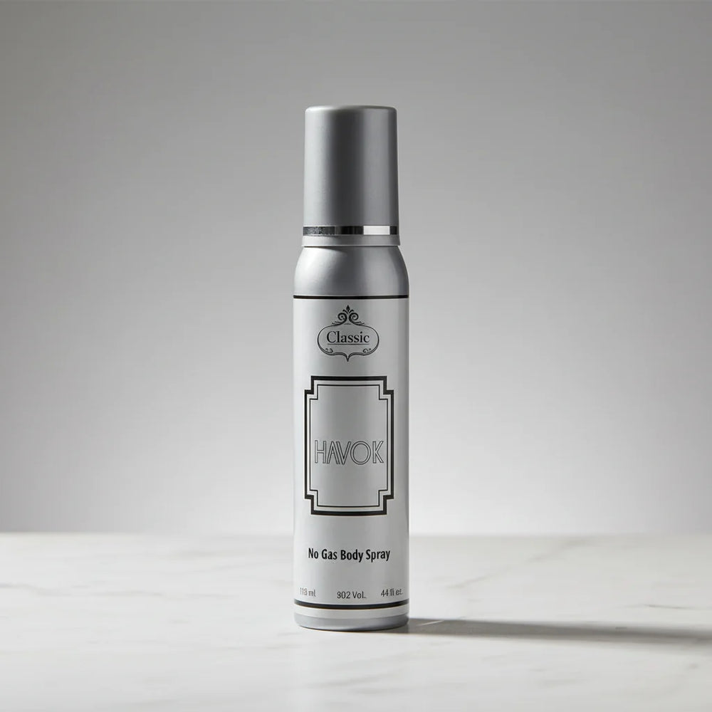 Classic Havoc Silver No Gas Body Spray - 120ml Classic