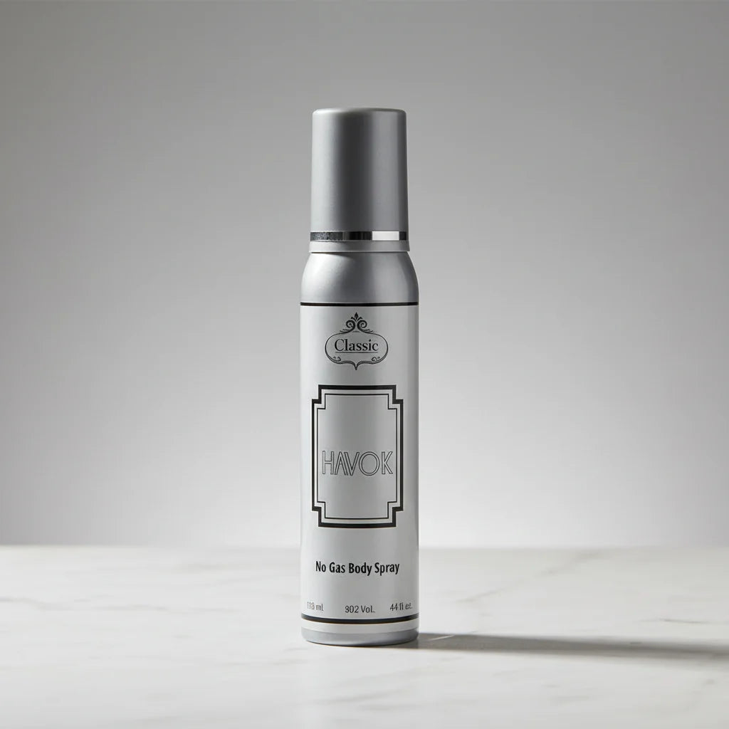 Classic Havoc Silver No Gas Body Spray - 120ml Classic