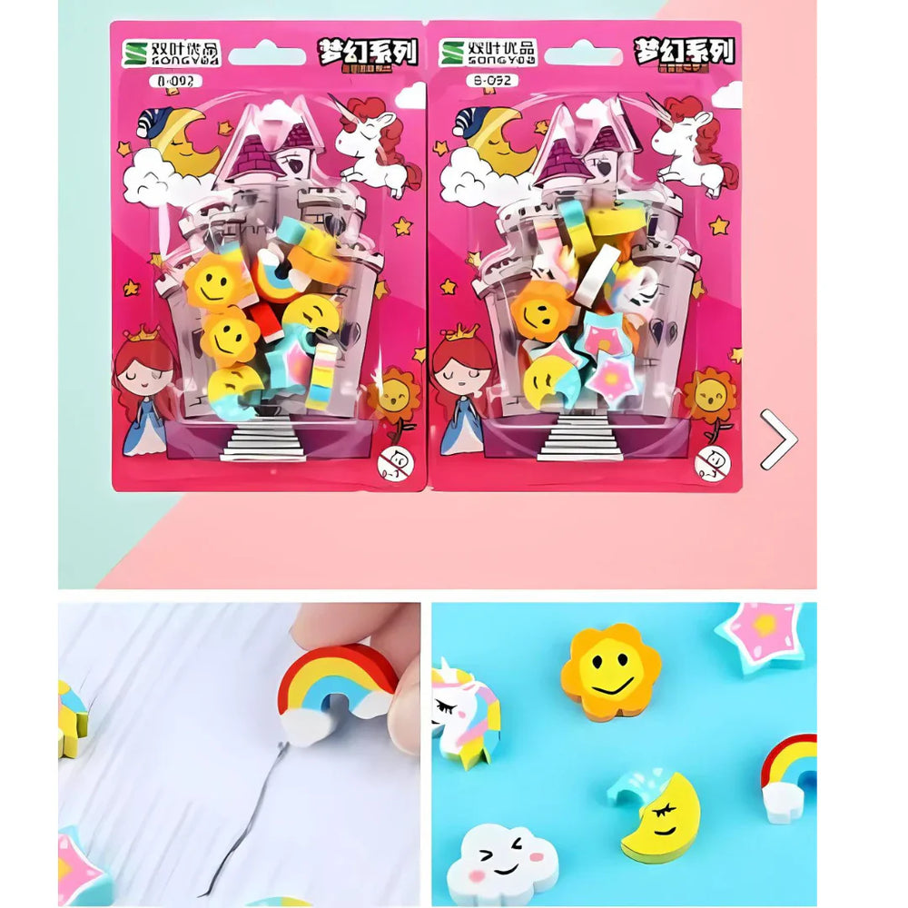 Unicorn Eraser Set Cosmia.pk