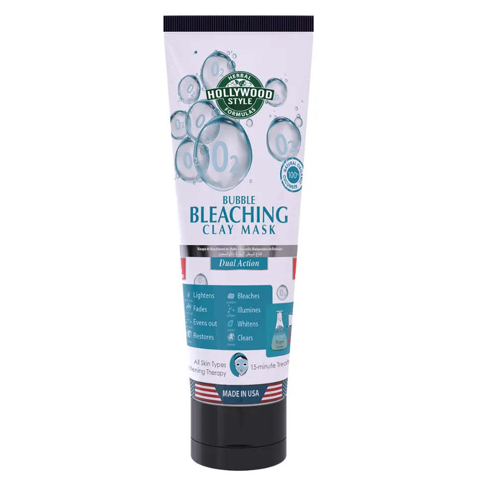 Hollywood Style Organic Bubble Bleaching Clay Mask - 100ml Hollywood Style