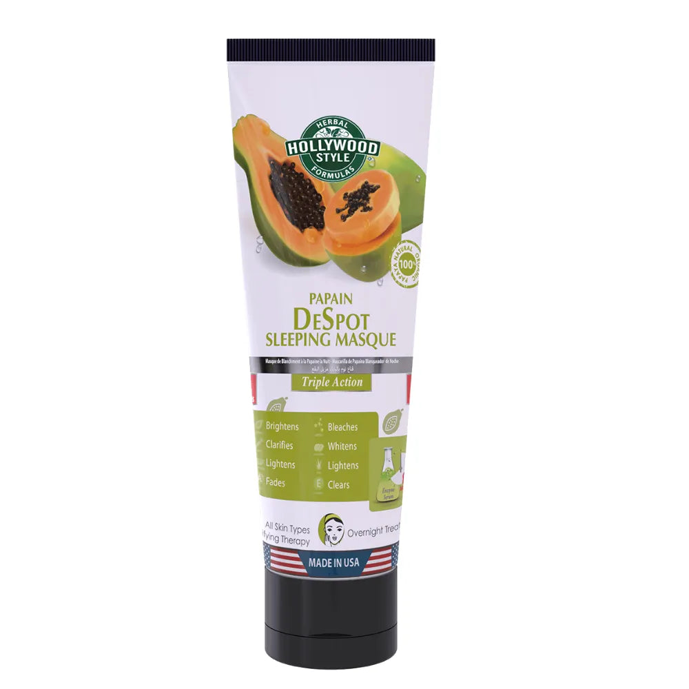 Hollywood Style Organic Papain Despot Sleeping Masque Triple Action Hollywood Style