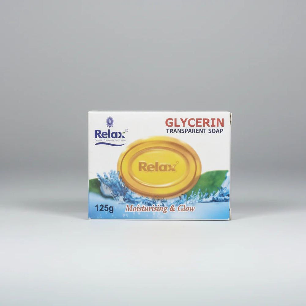 Relax Glycerin transparent soap moisturizing  & Glow - 125g Relax