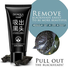 Bioaqua Black Suction Activated Carbon Remove Blackhead Mas - 60g Bioaqua