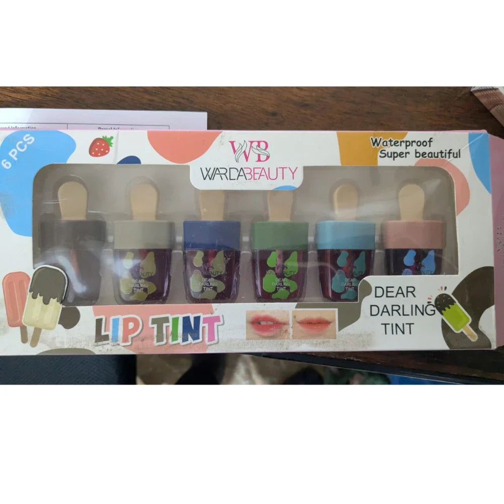 Warda Beauty Dear Darling Lip Tint - Pack Of 6 Warda Beauty