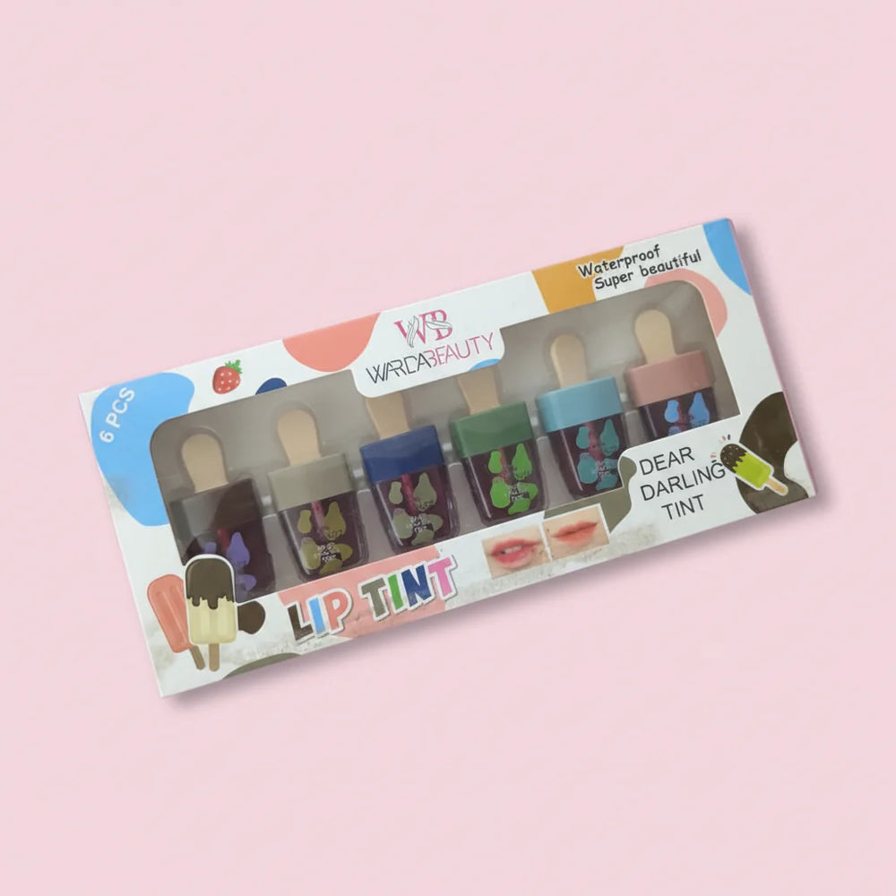 Warda Beauty Dear Darling Lip Tint - Pack Of 6 Warda Beauty