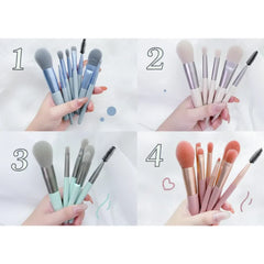 Makeup Brush Kit – 8PC Professional Set with Travel Pouch Cosmia.pk