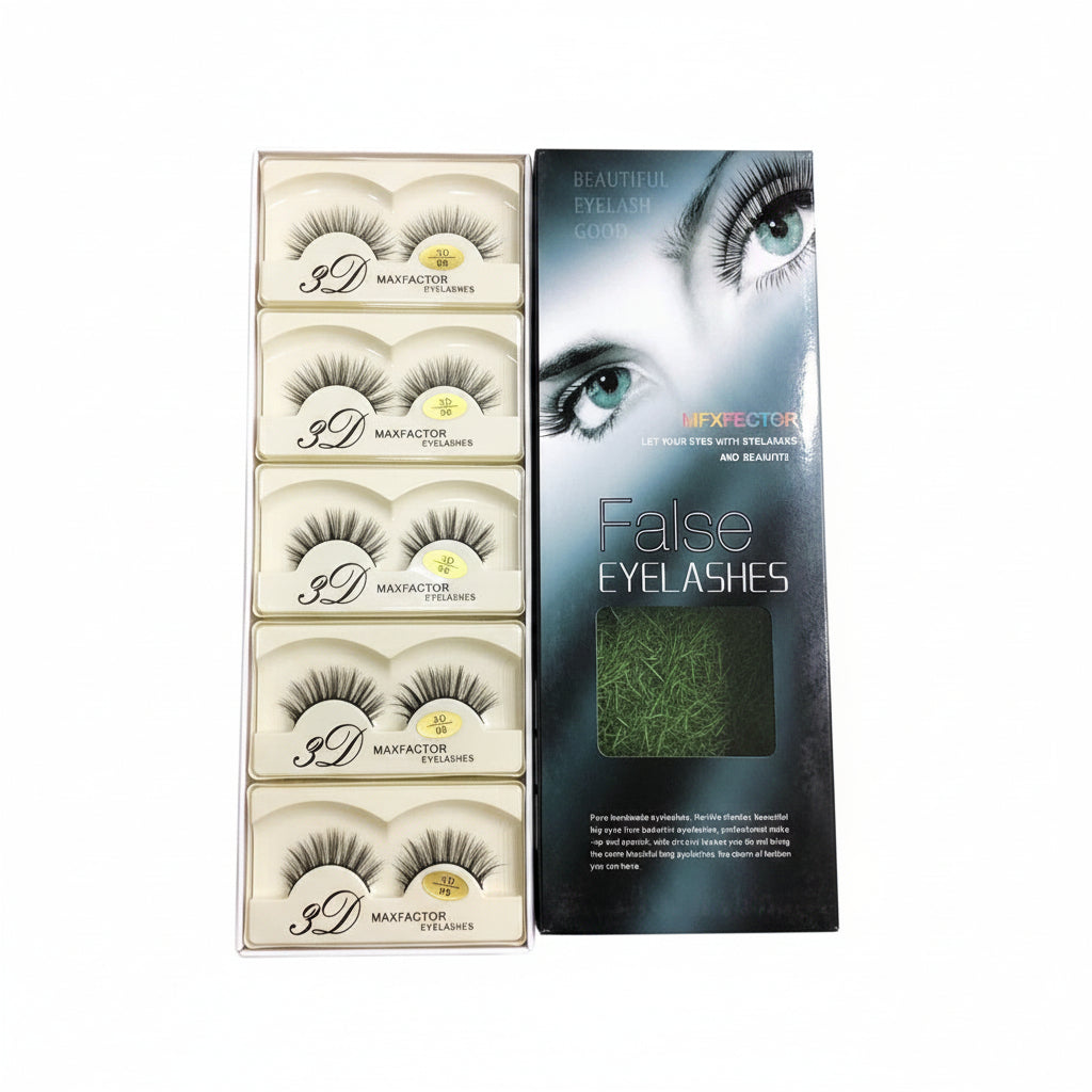 MFXFECTOR 3D False Eye Lashes - Pack of 10 MFXFECTOR