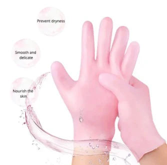 1 Pair Reusable Gel Silicone Hand Gloves Cosmia.pk