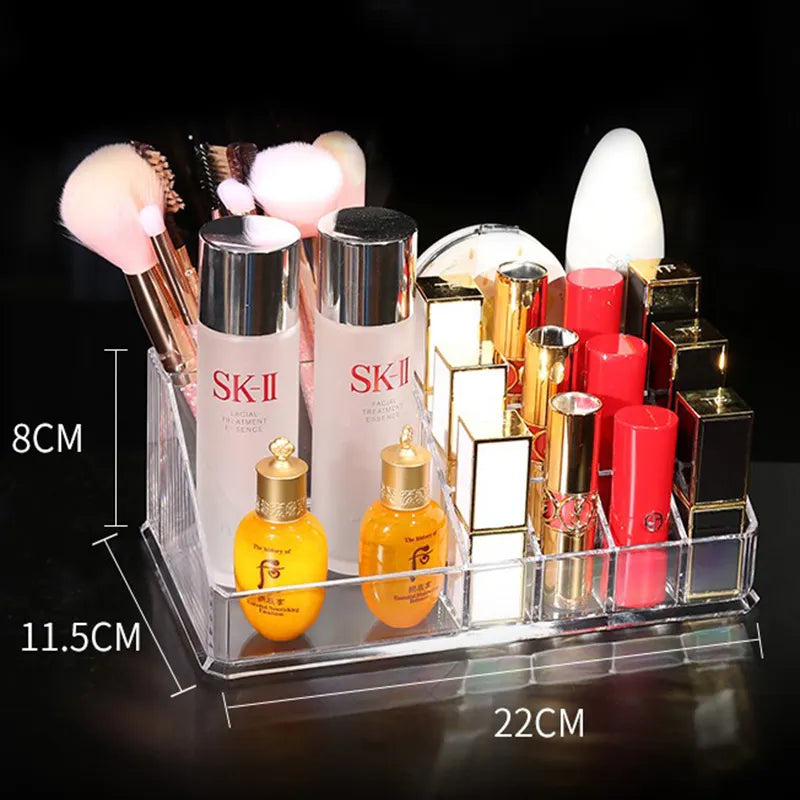 9 Grids Makeup Organizer Lipstick Jewellery Storage Box Cosmia