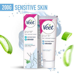 Veet Pure Hair Removal Cream for Sensitive Skin - Body & Legs Veet