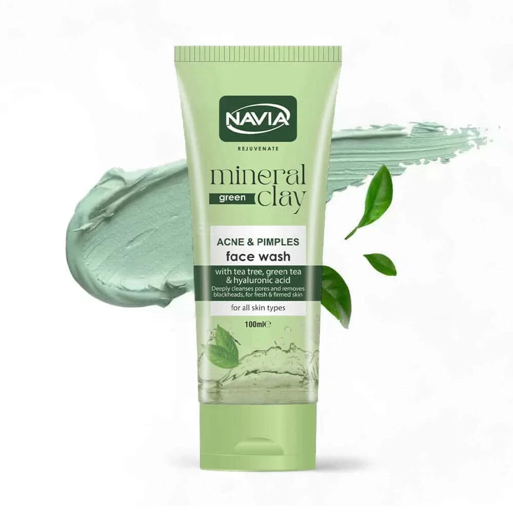 Navia Mineral Clay Face Wash - 100ml Navia