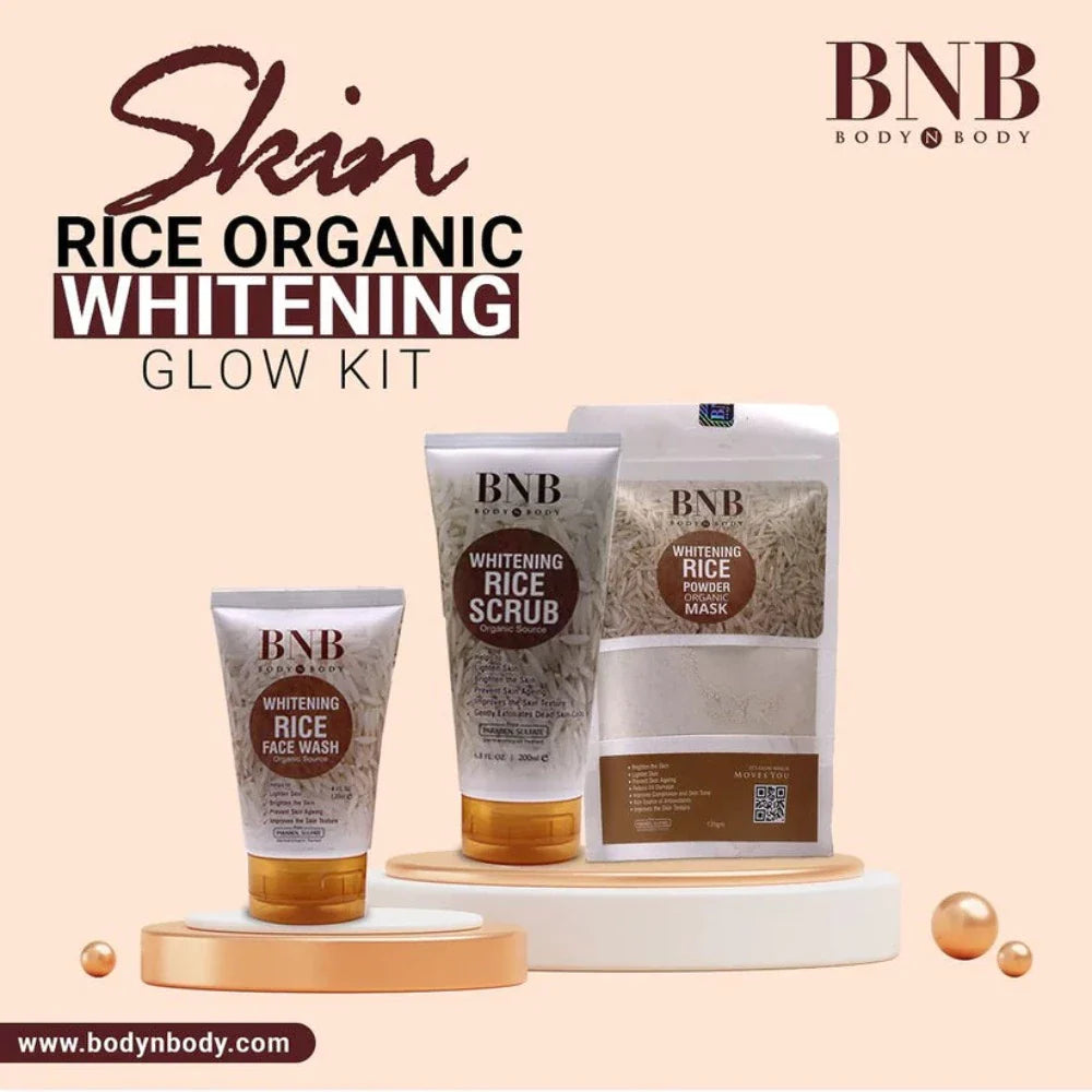 BNB Rice Extract Bright & Glow Kit (Original) BnB