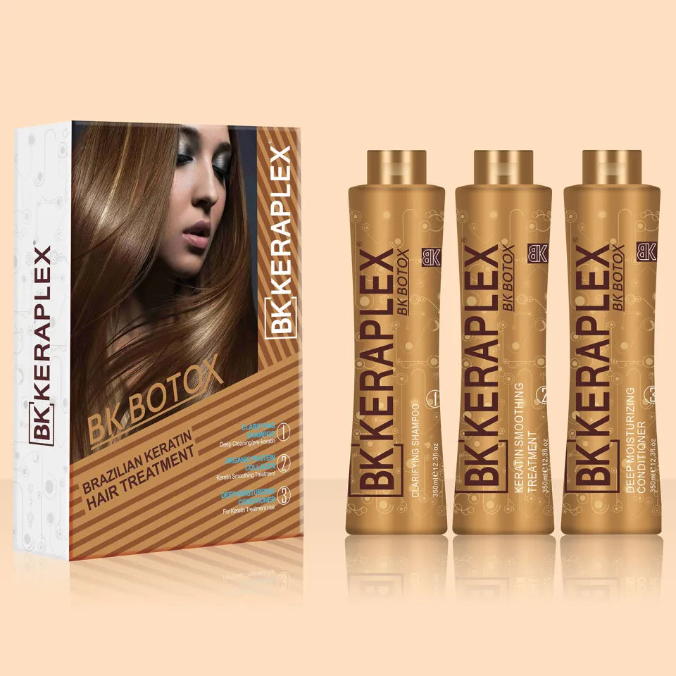 BK Botox Keratin Hair Treatment Kit 300ml x 3 keraplex