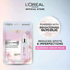 Loreal Paris Glycolic Bright Instant Glowing Serum Mask Loreal Paris