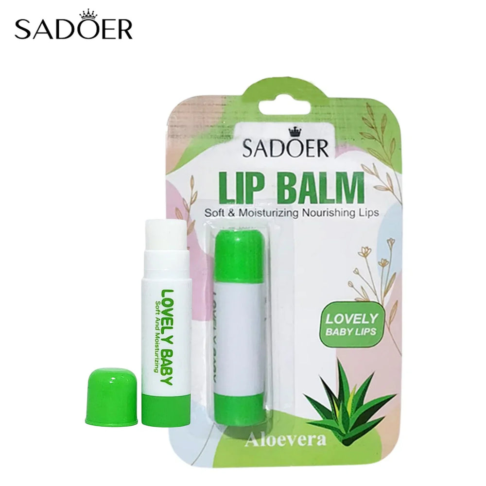 SADOER Lovely Lip Balm – Soft & Moisturizing Nourishing Lips Sadoer