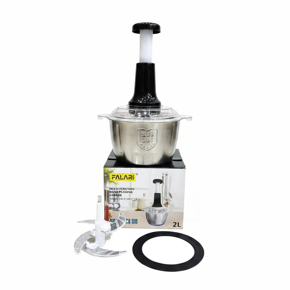 FALARI Multi-Function Hand-Pushing Cooker & Vegetable Grater-Each FALARI
