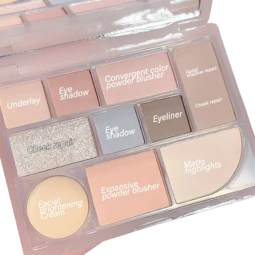 Miss Lara 10 Color Contouring Eyeshadow Face Highlighter Miss Lara