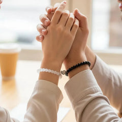 Couple Heart Bracelet Set Cosmia.pk